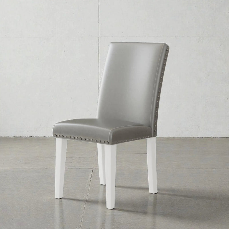 Upholstered Dining Chair With High Back Design (Set of 2)