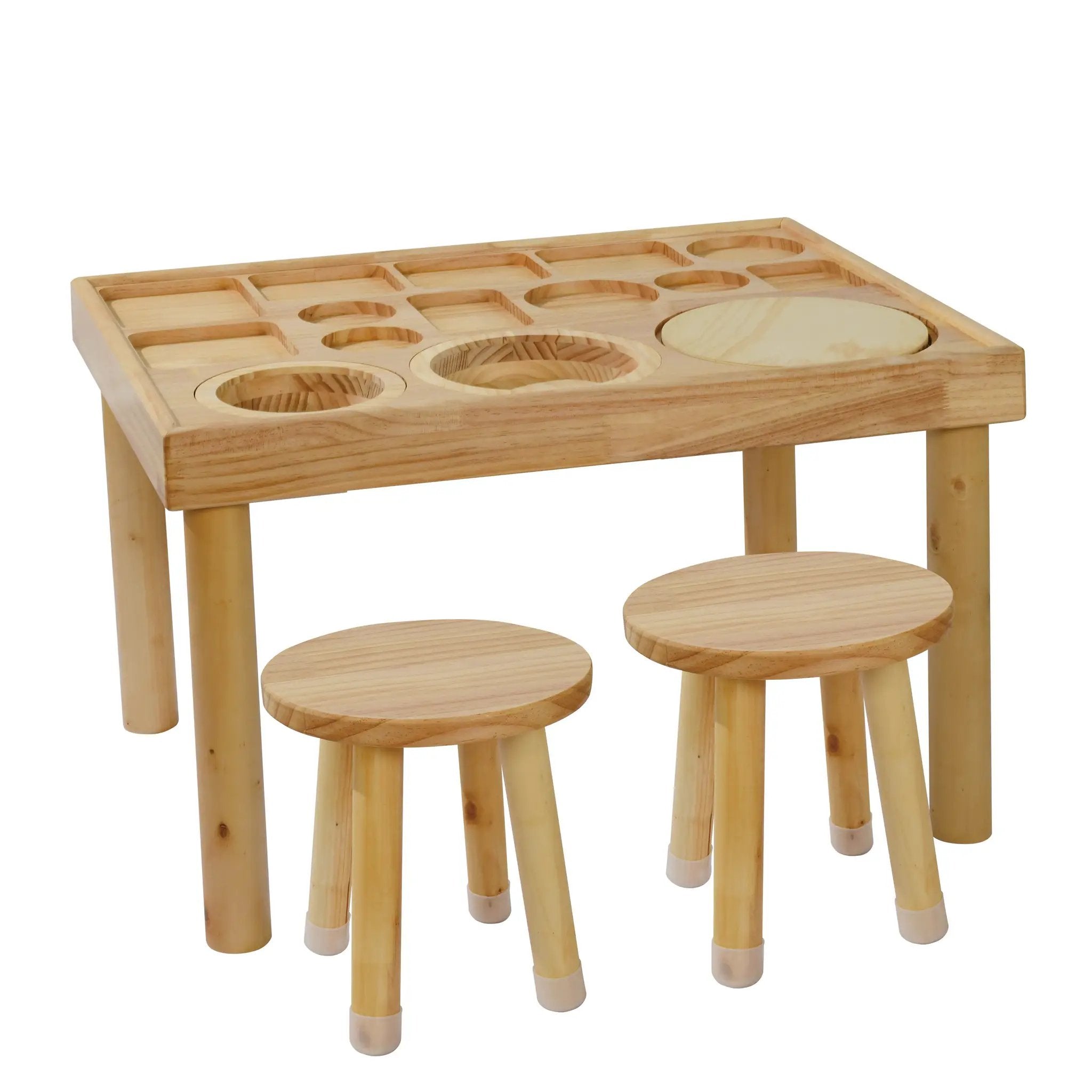 Sensory Table for Toddlers 1-3 with 2 Chairs by HouseOfZazla