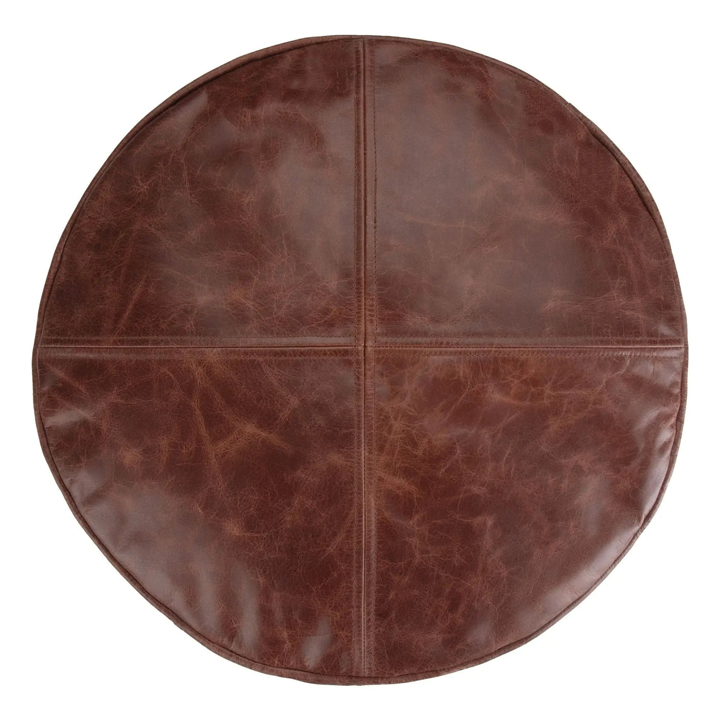 Connor - Handcrafted Round Pouf by Unique Piece Furniture
