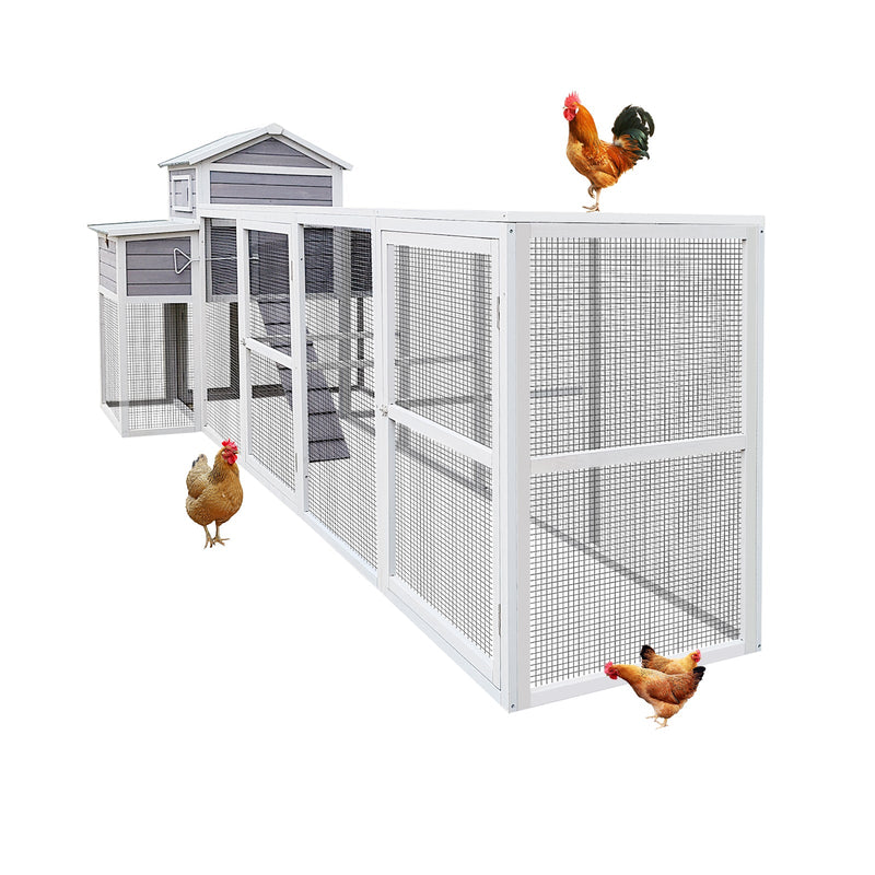 150" Extra Large Wooden Chicken Coop by HouseOfZazla