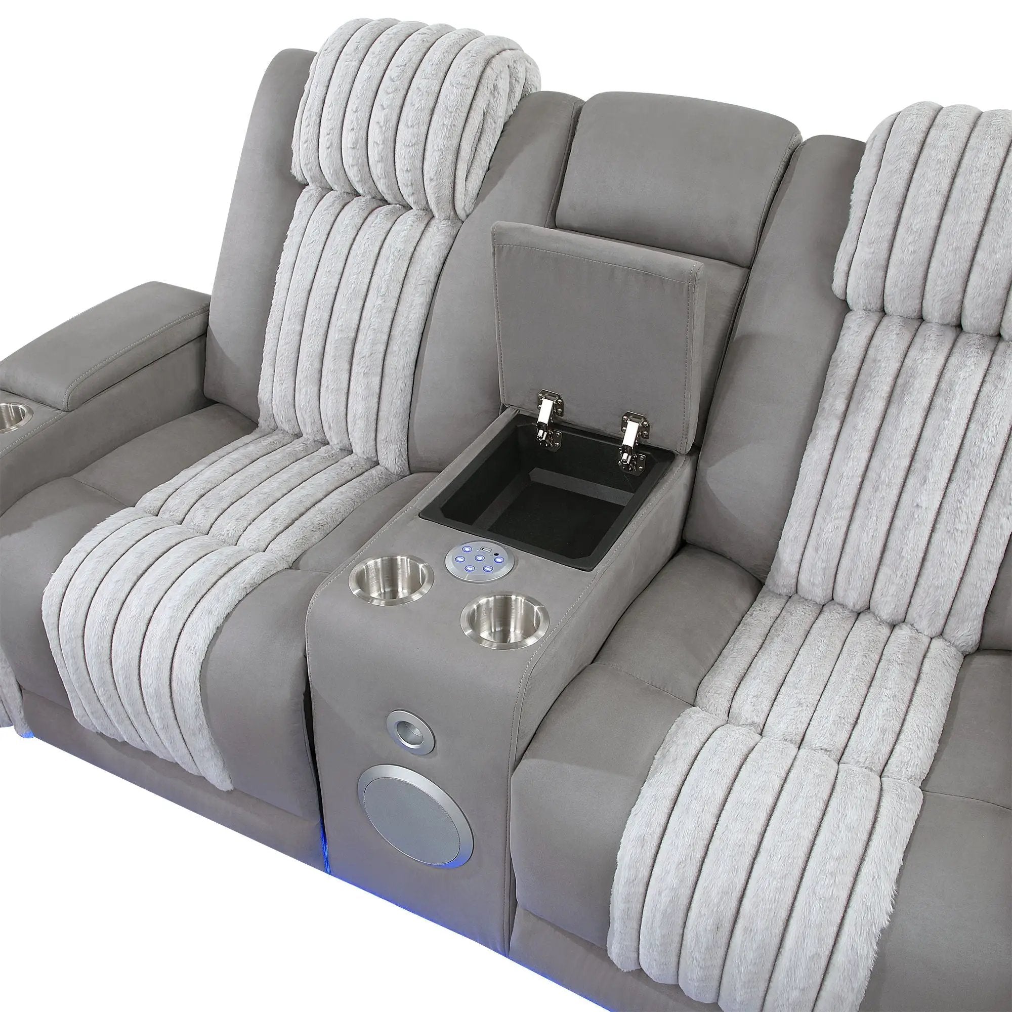 Duran - Power Reclining Set With Power Headrest by HouseOfZazla