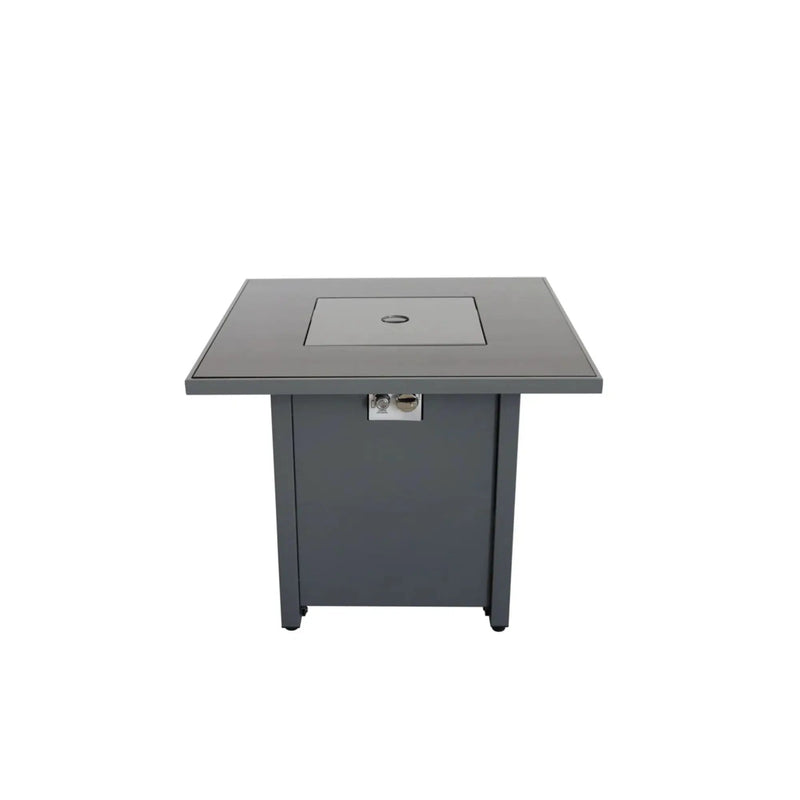 Outdoor Fire Pit Table With Lid - Gray by Unique Piece Furniture