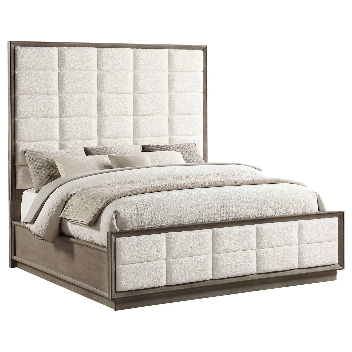 Prescott - Upholstered Panel Bed by HouseOfZazla