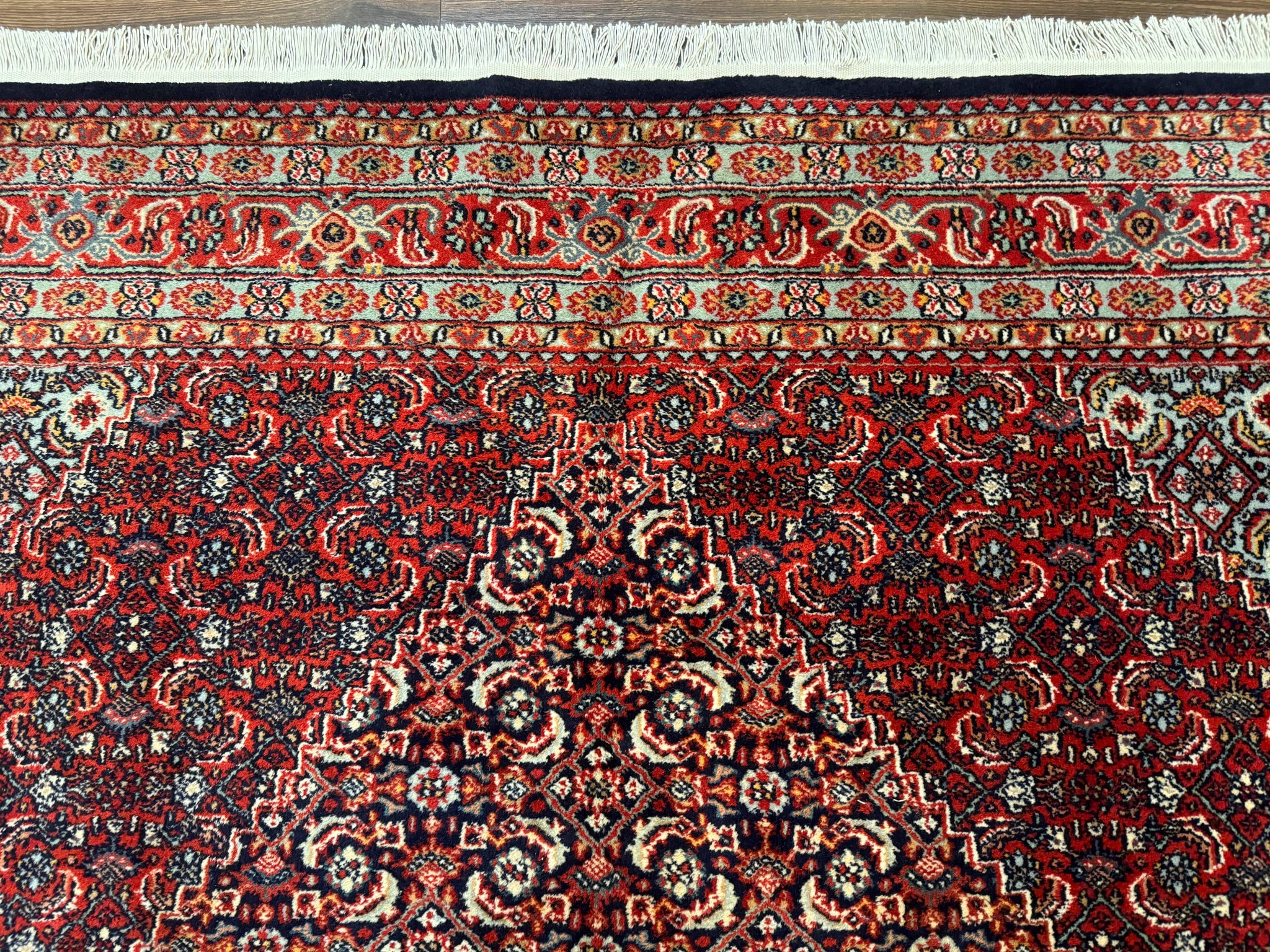 Indo Persian Bijar Rug 6x9, Hand Knotted Wool Carpet by Jewel Rugs