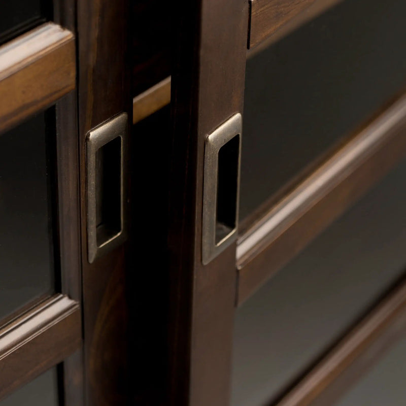 Burlington - Medium Storage Cabinet - Mahogany Brown by Unique Piece Furniture