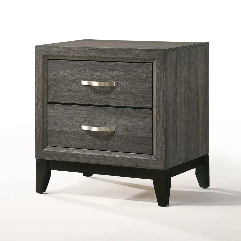 Valdemar - Nightstand - Weathered Gray by Unique Piece Furniture