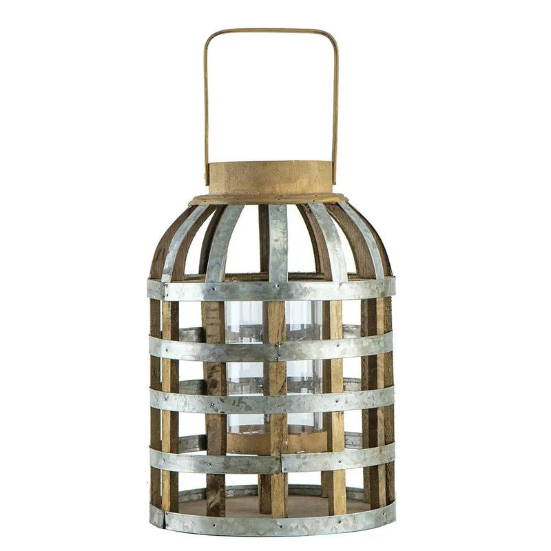 Decorative Lantern With Handle Wooden Lantern For Indoor Outdoor Home Garden Wedding by HouseOfZazla
