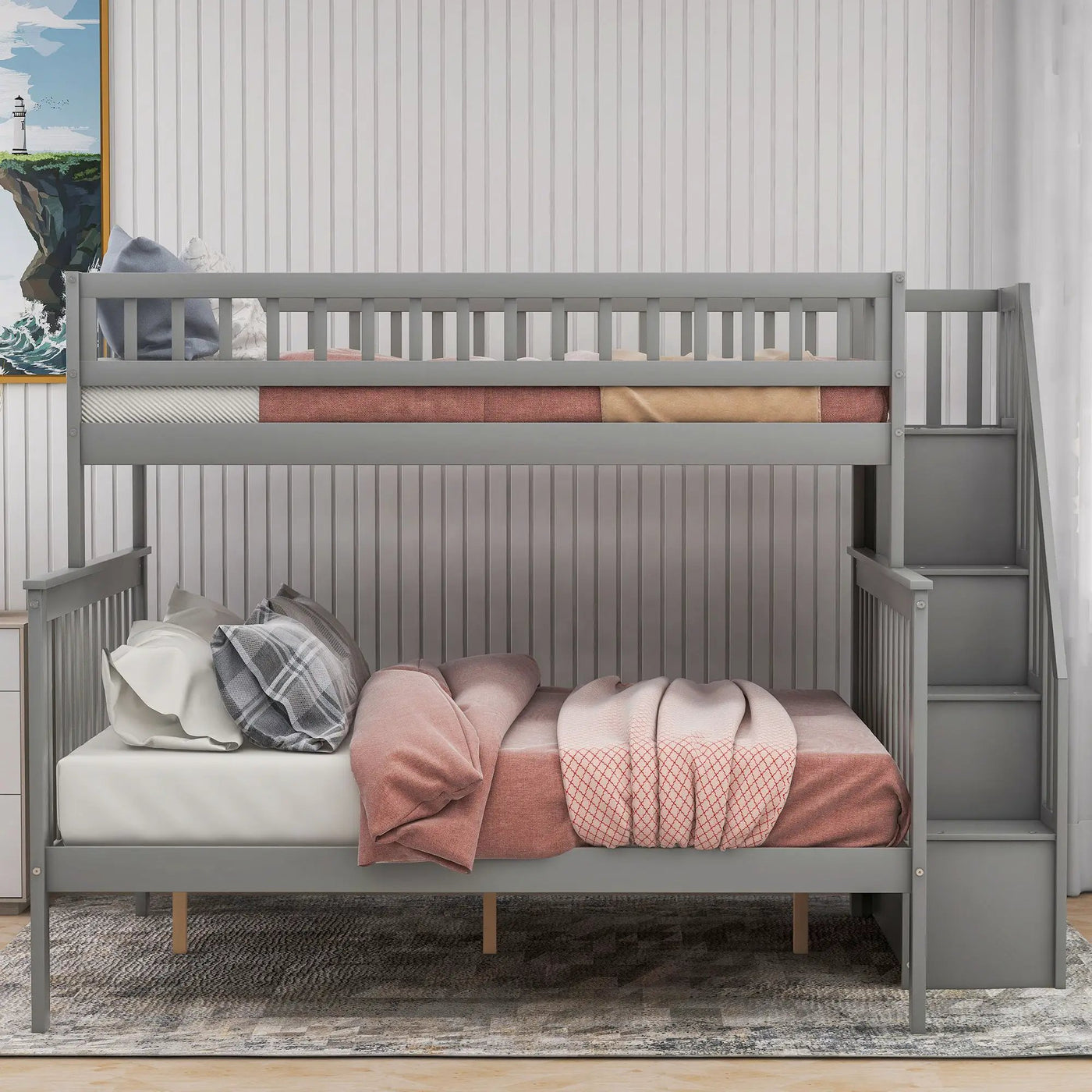 Bunk Bed With Staircase by Unique Piece Furniture