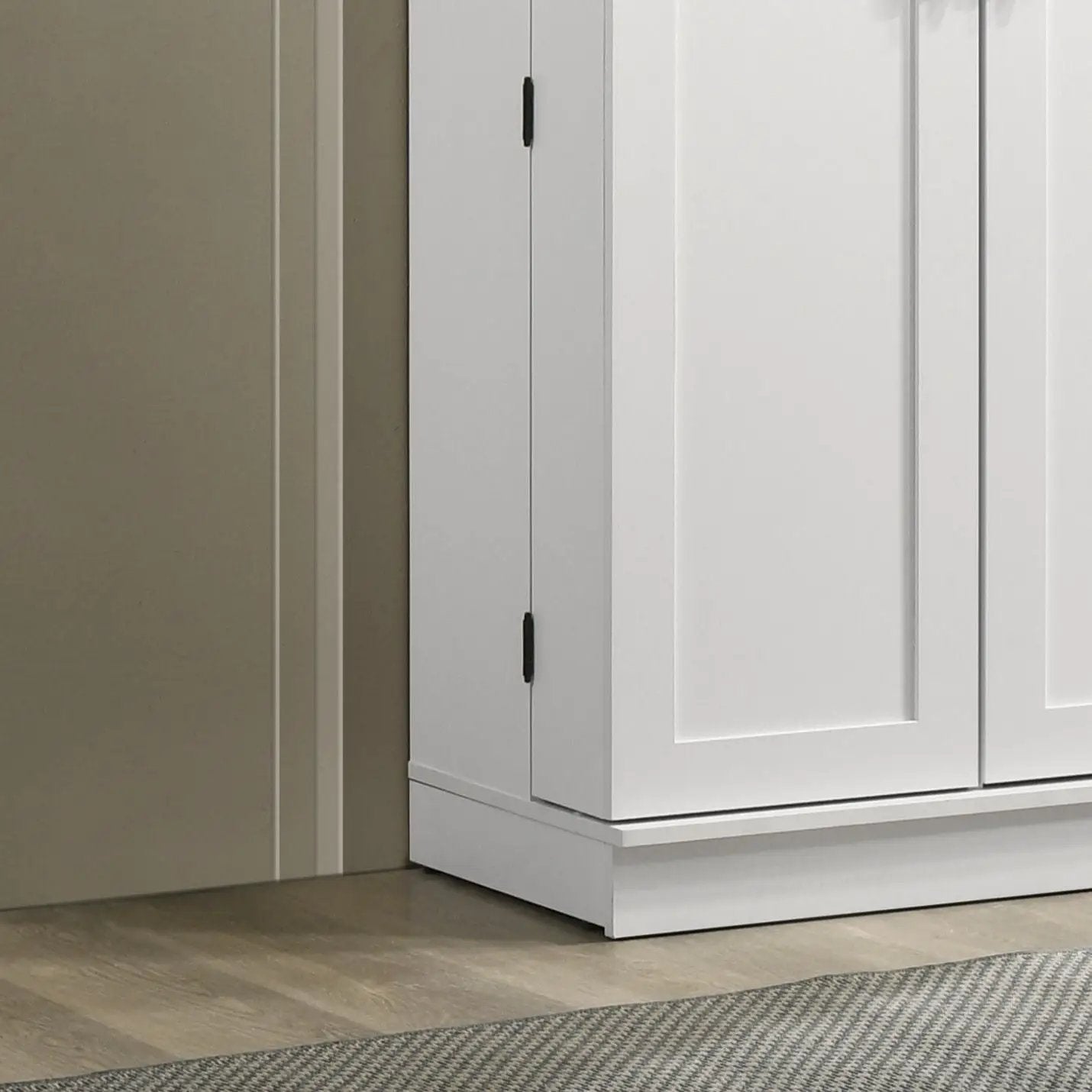 Lincoln - Storage Cabinet With Swing Out Storage Door - White by Unique Piece Furniture