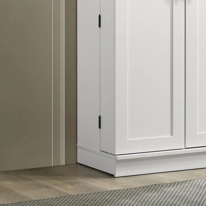 Lincoln - Storage Cabinet With Swing Out Storage Door - White by Unique Piece Furniture