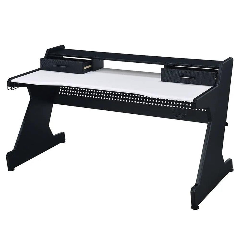 Bigga - Gaming Desk - Black & White by Unique Piece Furniture