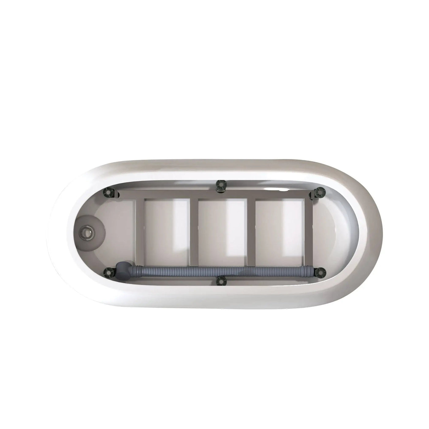 Special-Shaped Freestanding Slipper Bathtub, Overflow & Pop Up Drain by HouseOfZazla