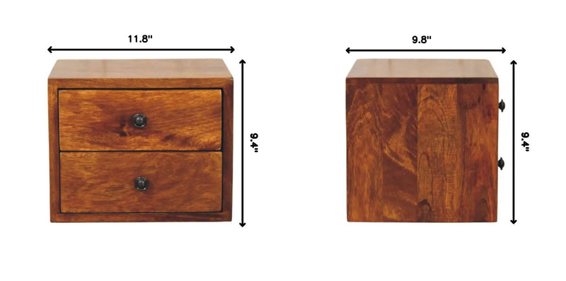 Solis - 1 Drawer Wall Mounted Nightstand by HouseOfZazla