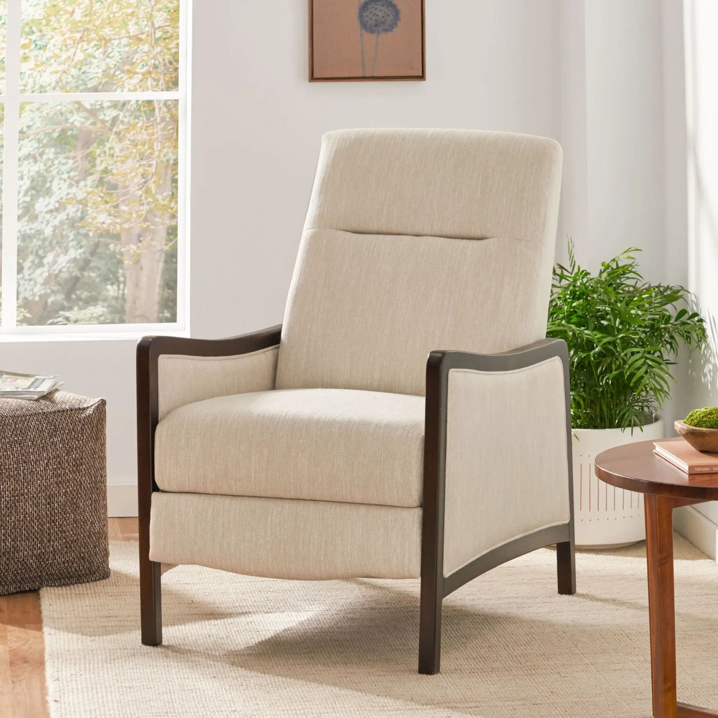Drury - Contemporary Fabric Upholstered Pushback Recliner by Unique Piece Furniture