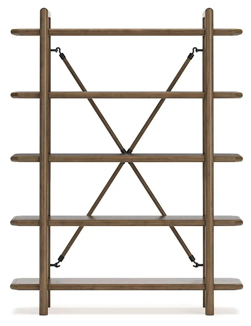 Roanhowe - Bookcase - Brown by Unique Piece Furniture