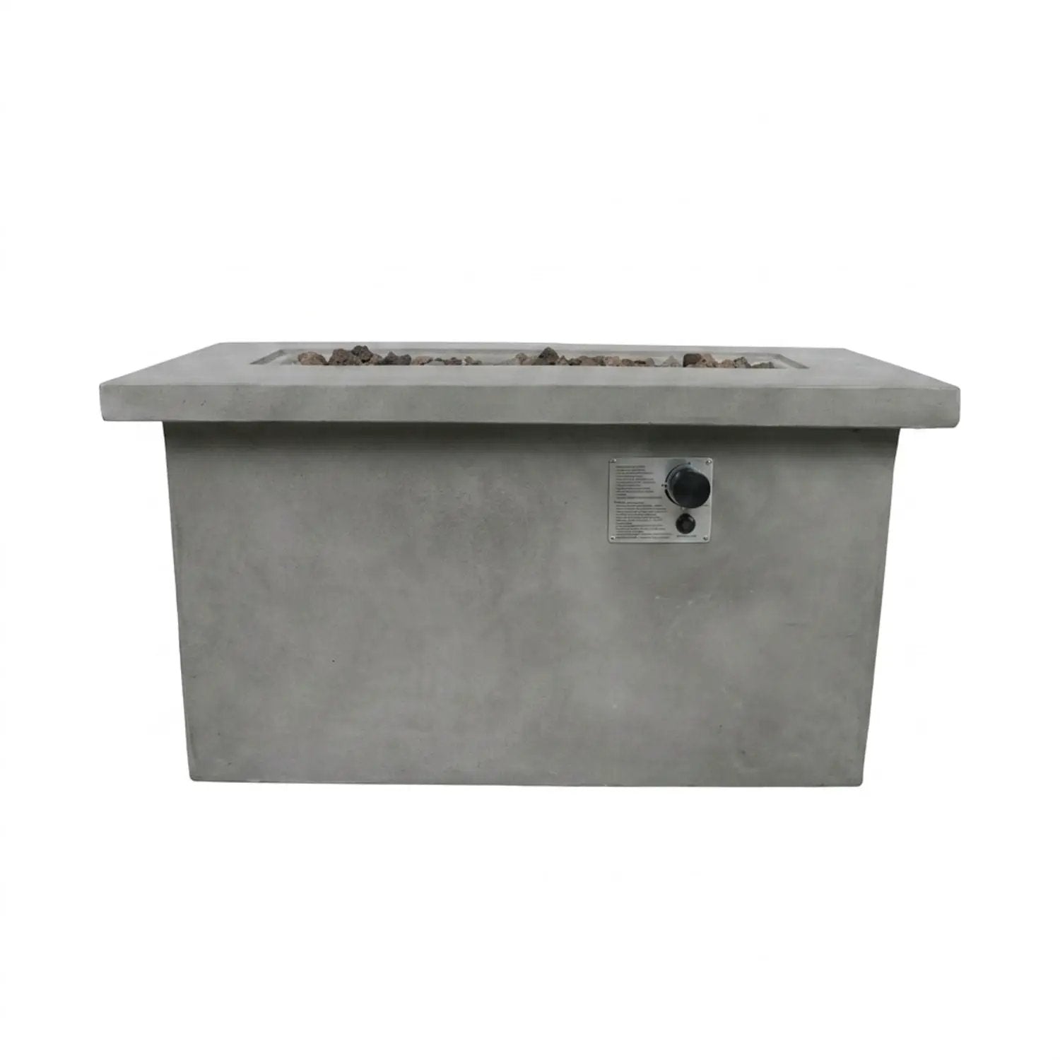 Propane / Natural Gas Outdoor Fire Pit Table - Gray by Unique Piece Furniture