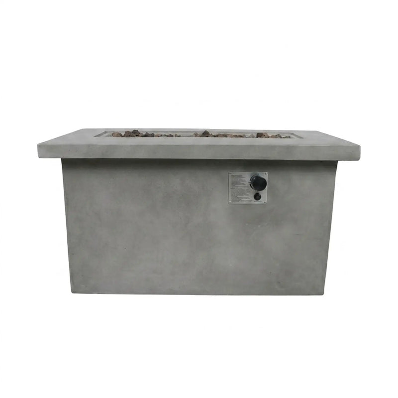 Propane / Natural Gas Outdoor Fire Pit Table - Gray by HouseOfZazla