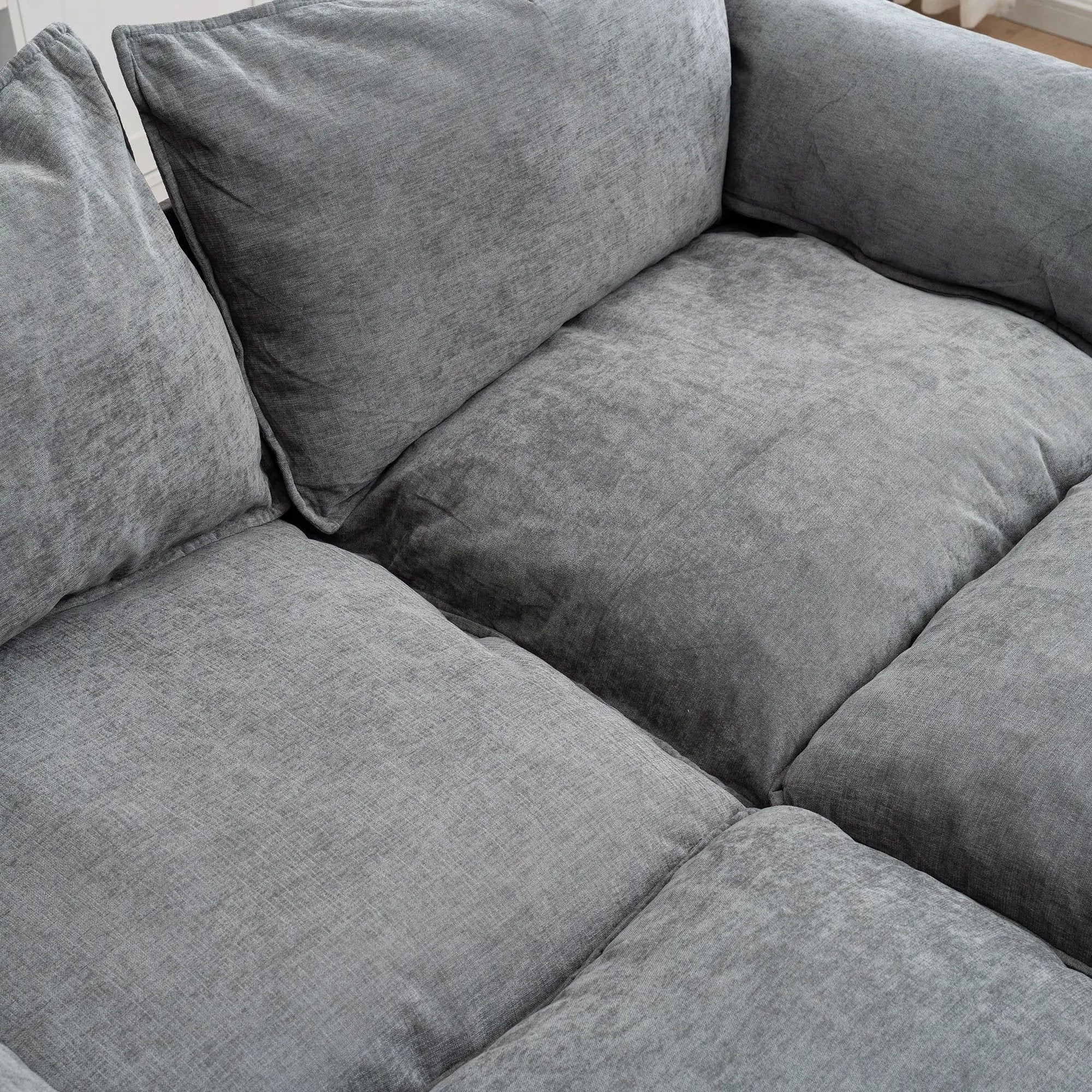 Convertible Combination Sofa With Footstools With Storage by Unique Piece Furniture