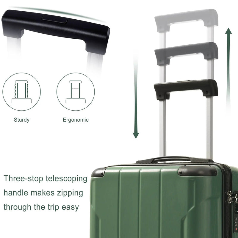 20-Inch Hardshell Carry-On Luggage by HouseOfZazla