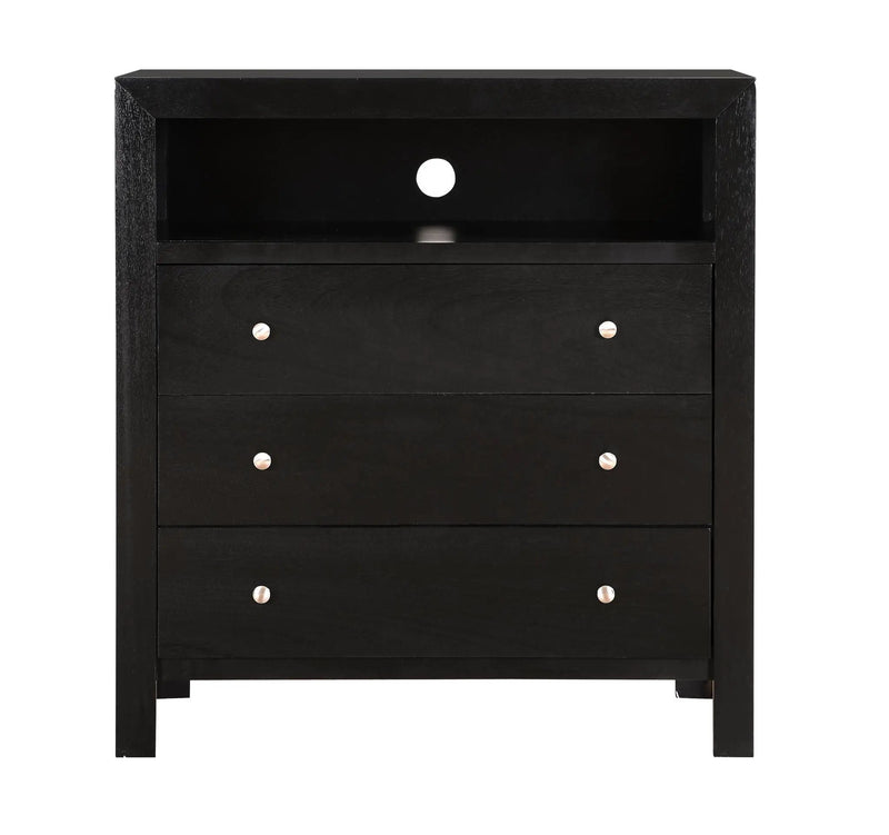 Elegant Transitional Media Chest by Unique Piece Furniture