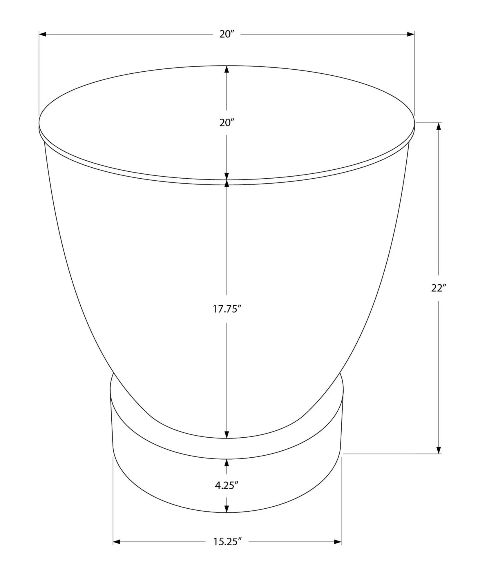 Drum Accent Side Table, Contemporary & Modern Design by HouseOfZazla
