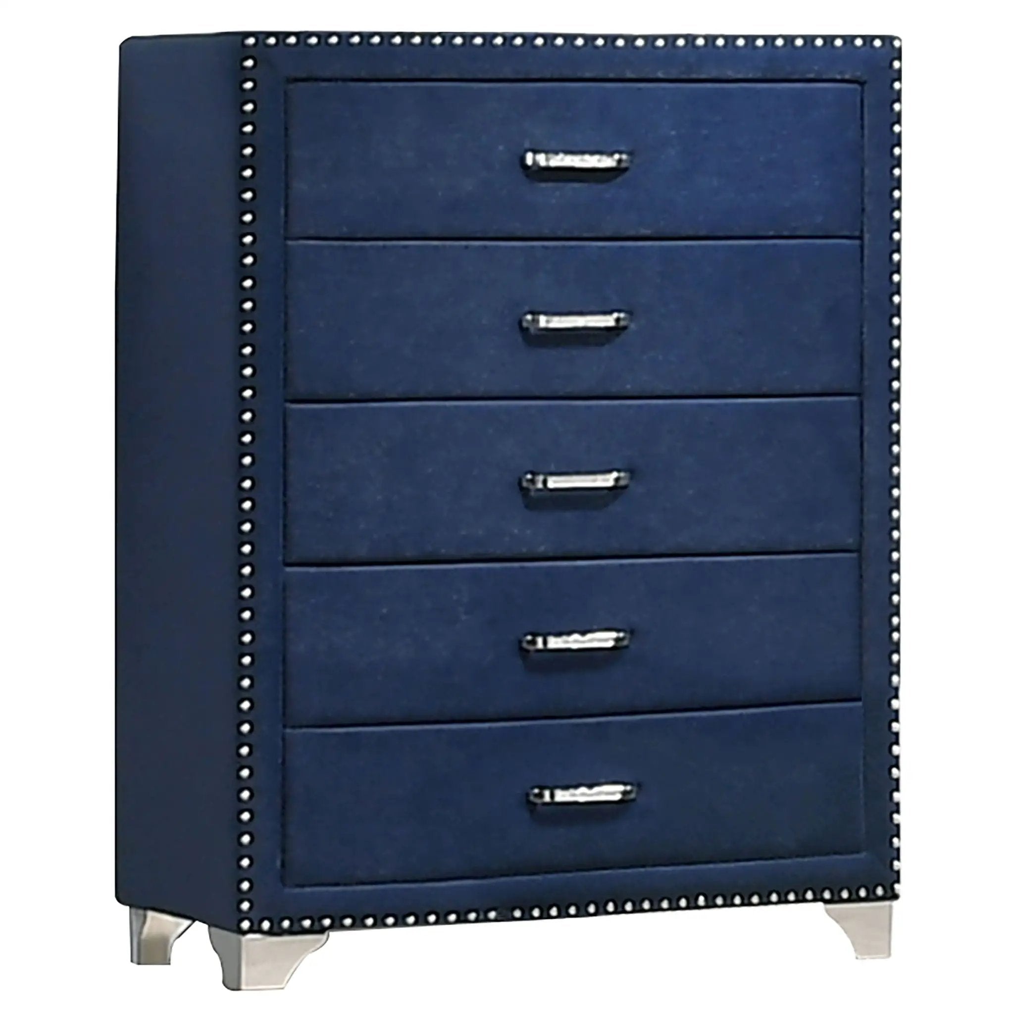 Melody 5-piece California King Bedroom Set Pacific Blue by Unique Piece Furniture