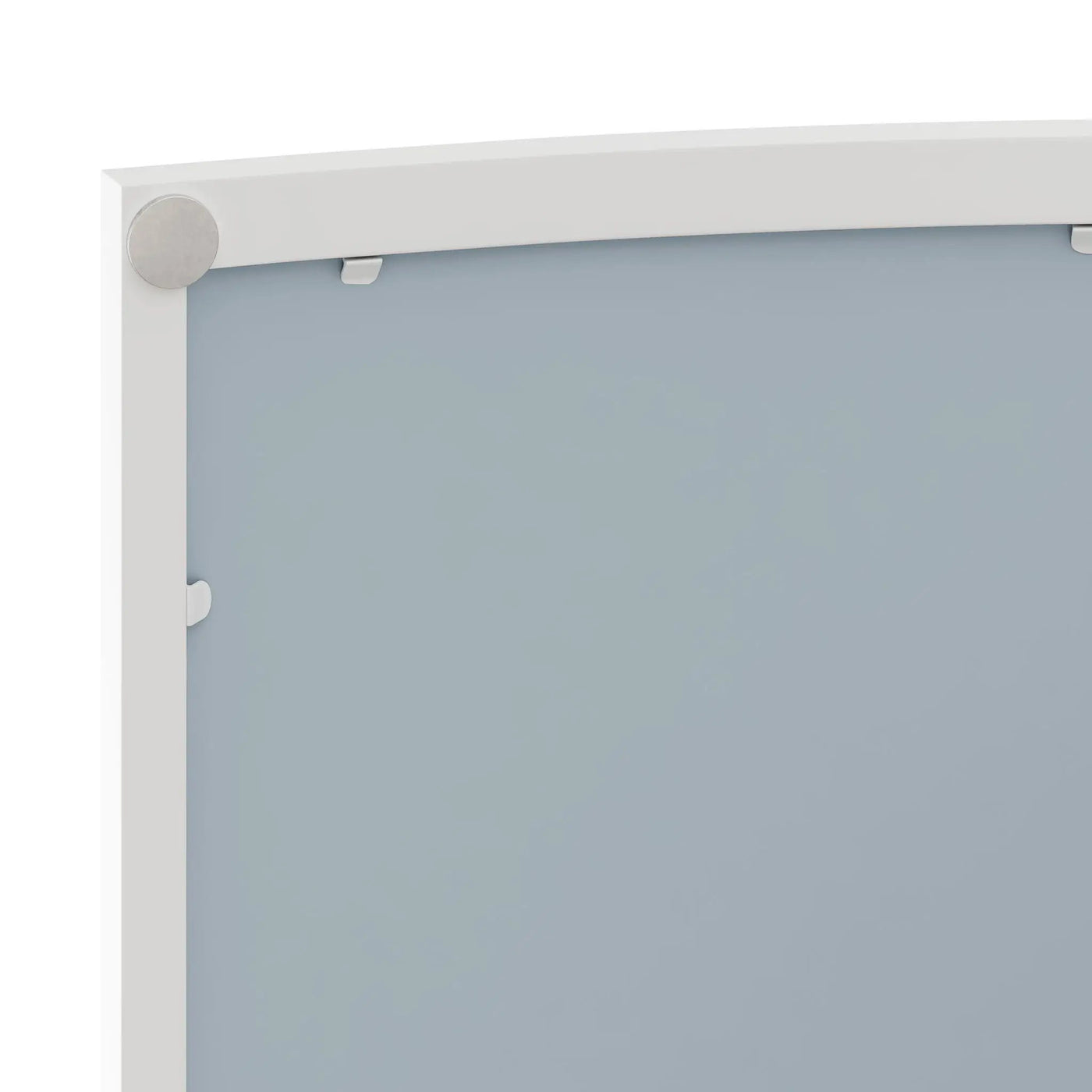 Arched Glass Double Door Wardrobe With Shatterproof Mirror, Open Shelf & Towel Rack by HouseOfZazla
