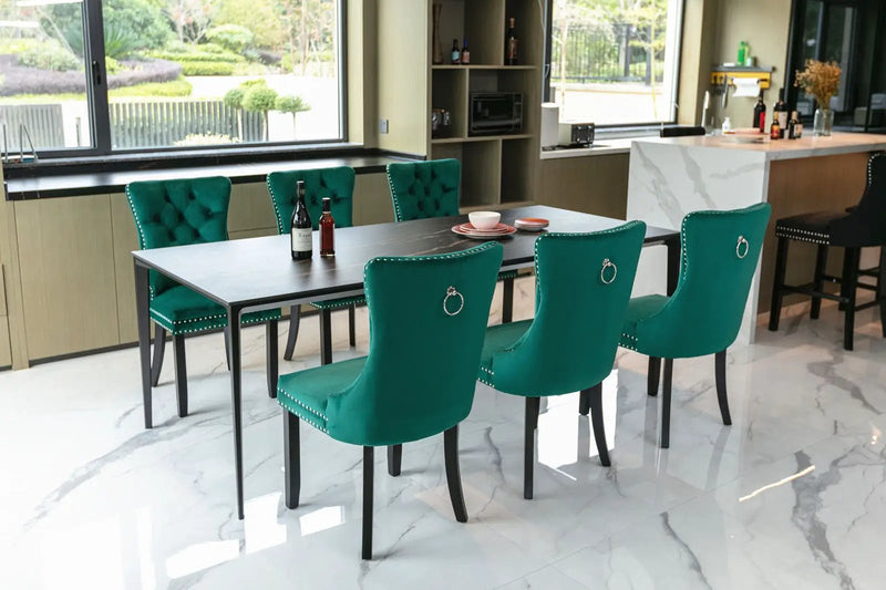 Nikki - High-End Tufted Dining Chair (Set of 2) by HouseOfZazla