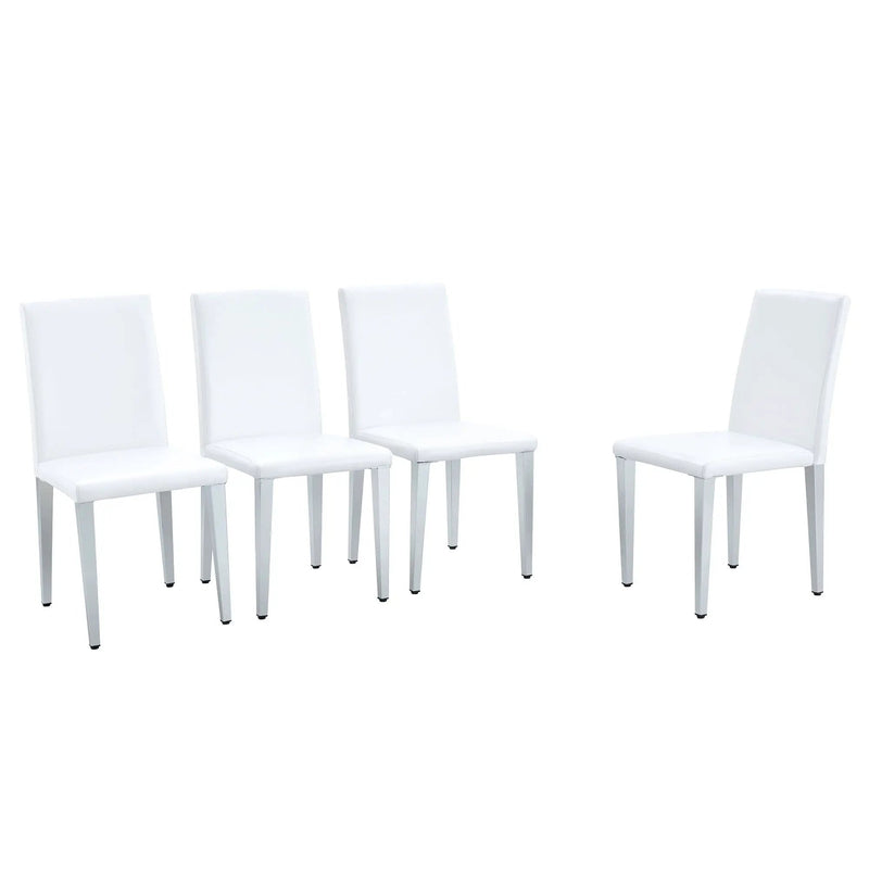 Elegant Upholstered Chairs & Metal Legs by Unique Piece Furniture