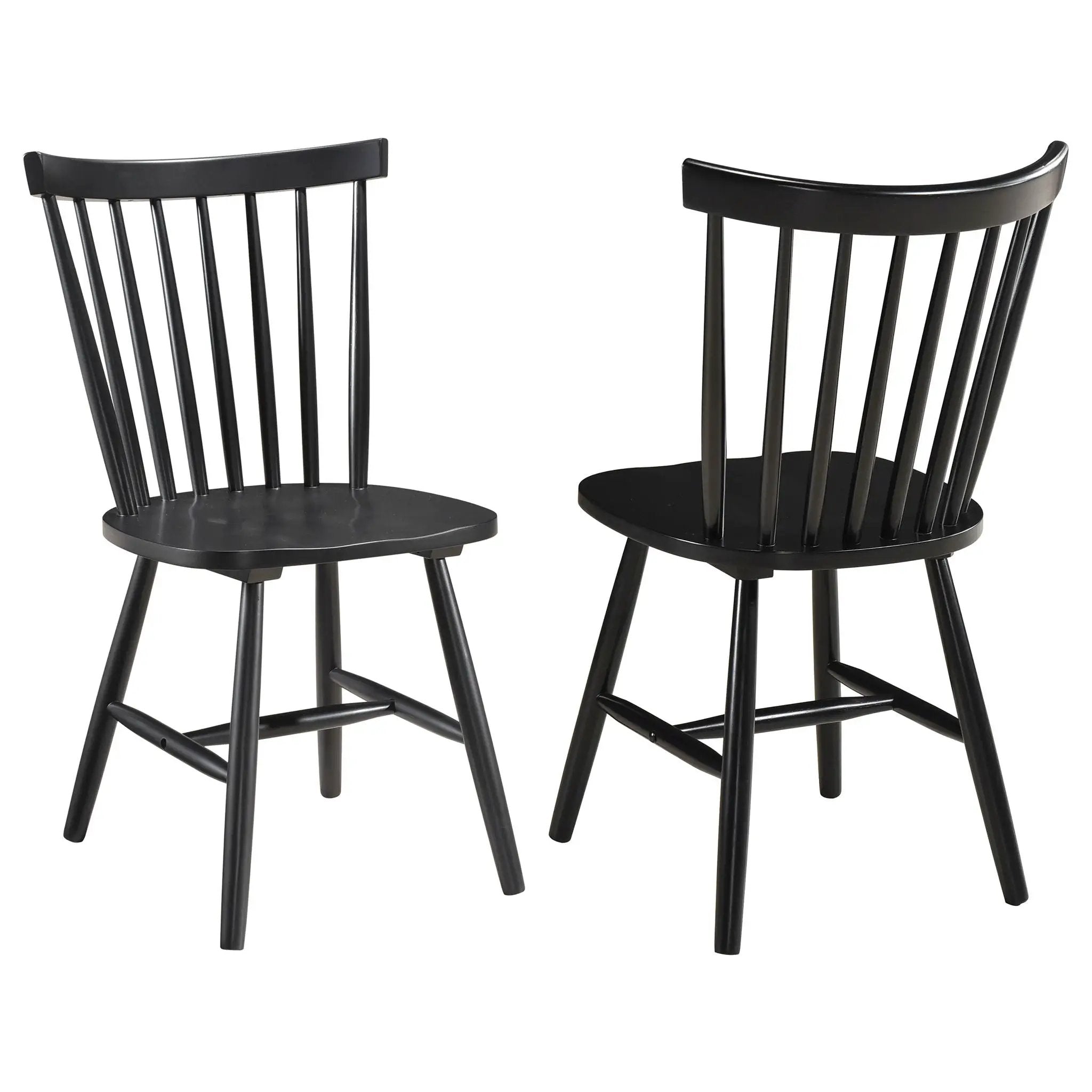 Hayward - Dining Side (Set of 2) - Black by HouseOfZazla