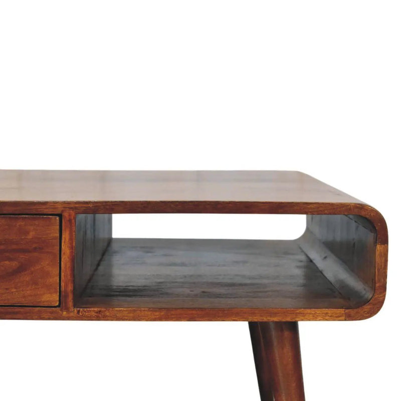 Avora - 2 Drawer Coffee Table - Brown by HouseOfZazla