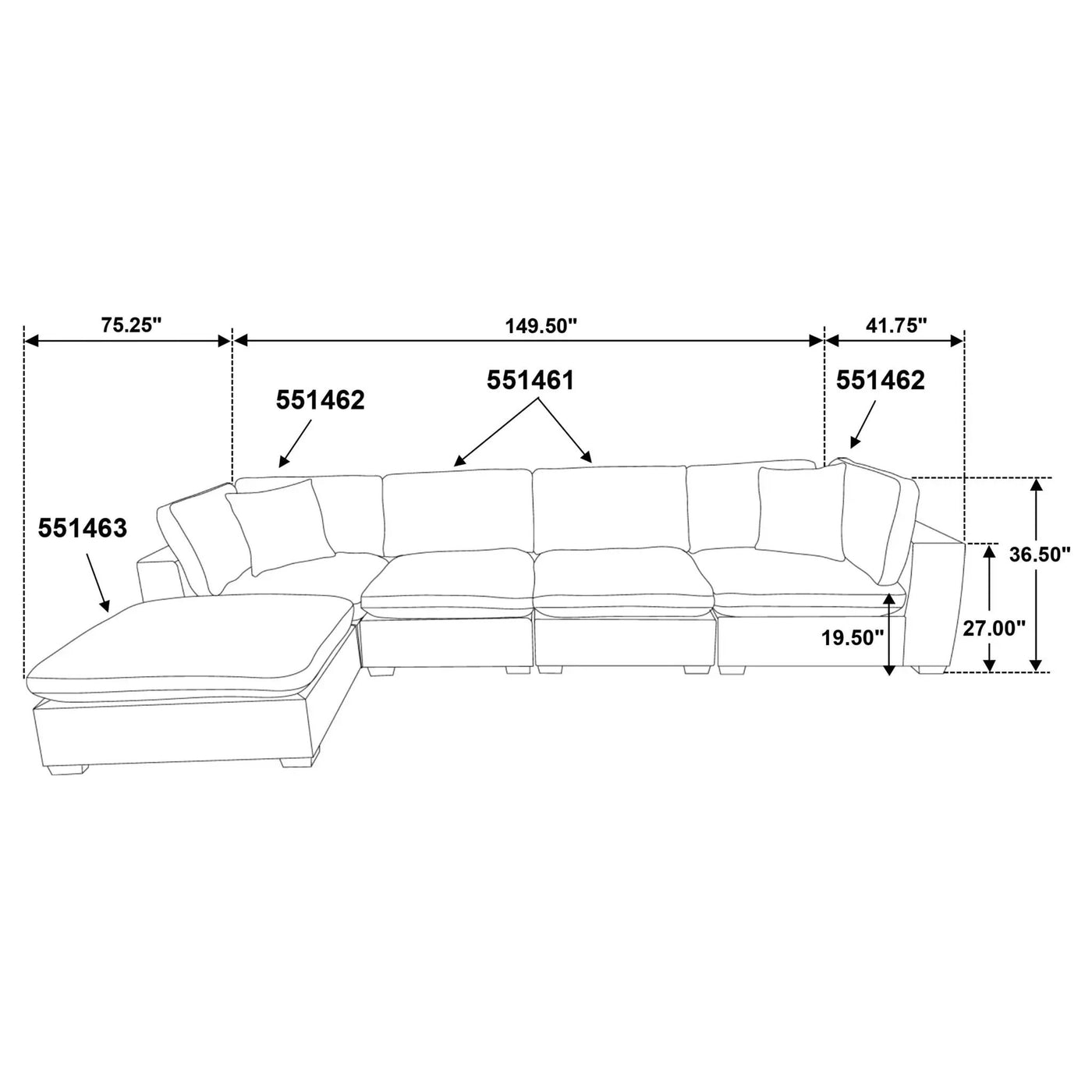 Ridgemont - Sectional Sofa by HouseOfZazla