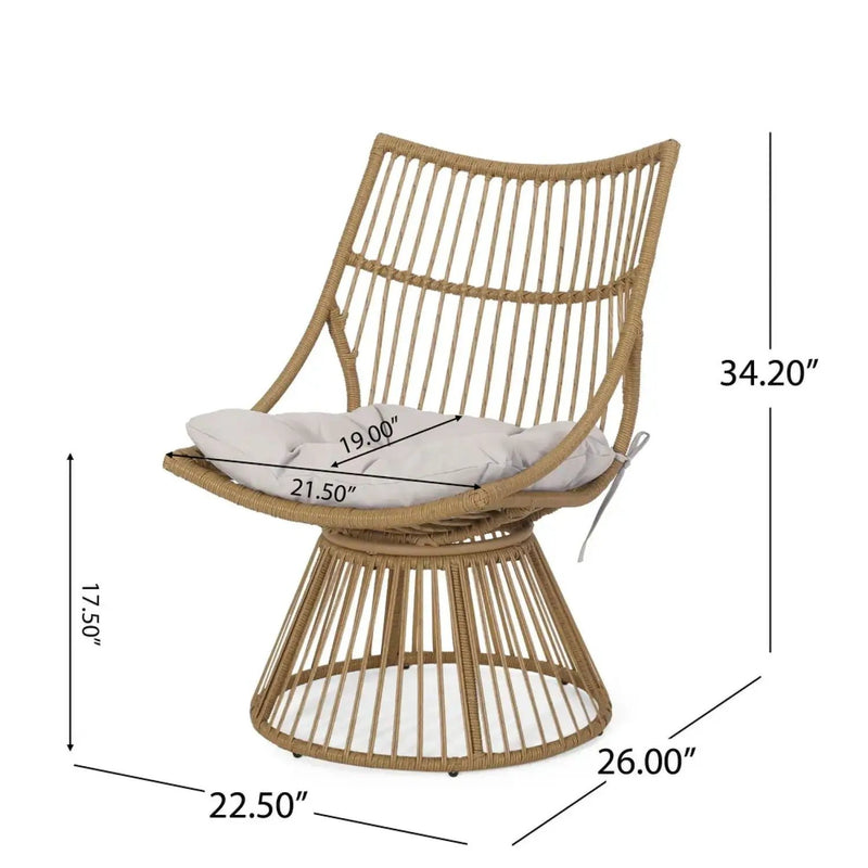 Elaine Chair & Side Table Outdoor Set by HouseOfZazla