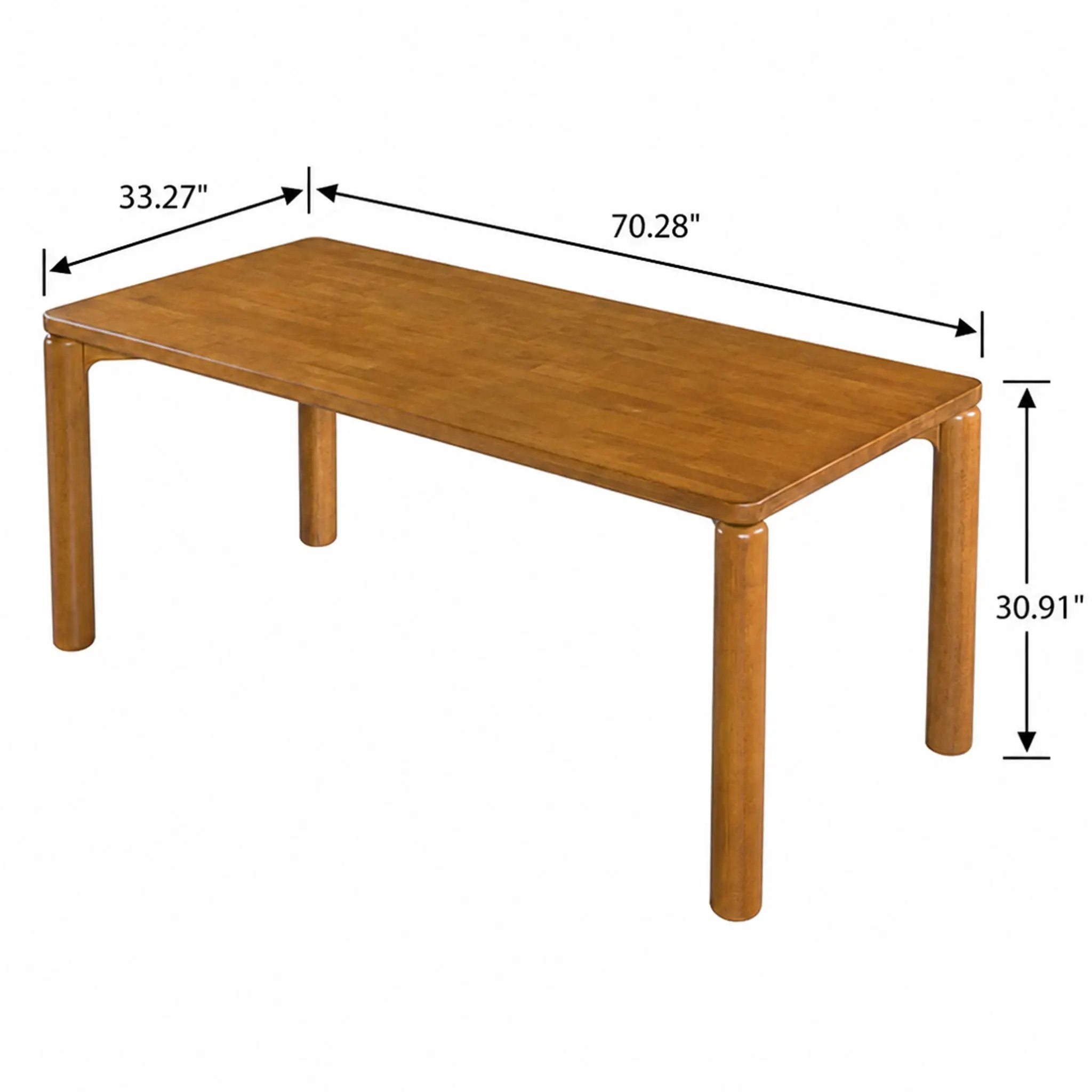 7-Piece Mid-Century Dining Set by HouseOfZazla