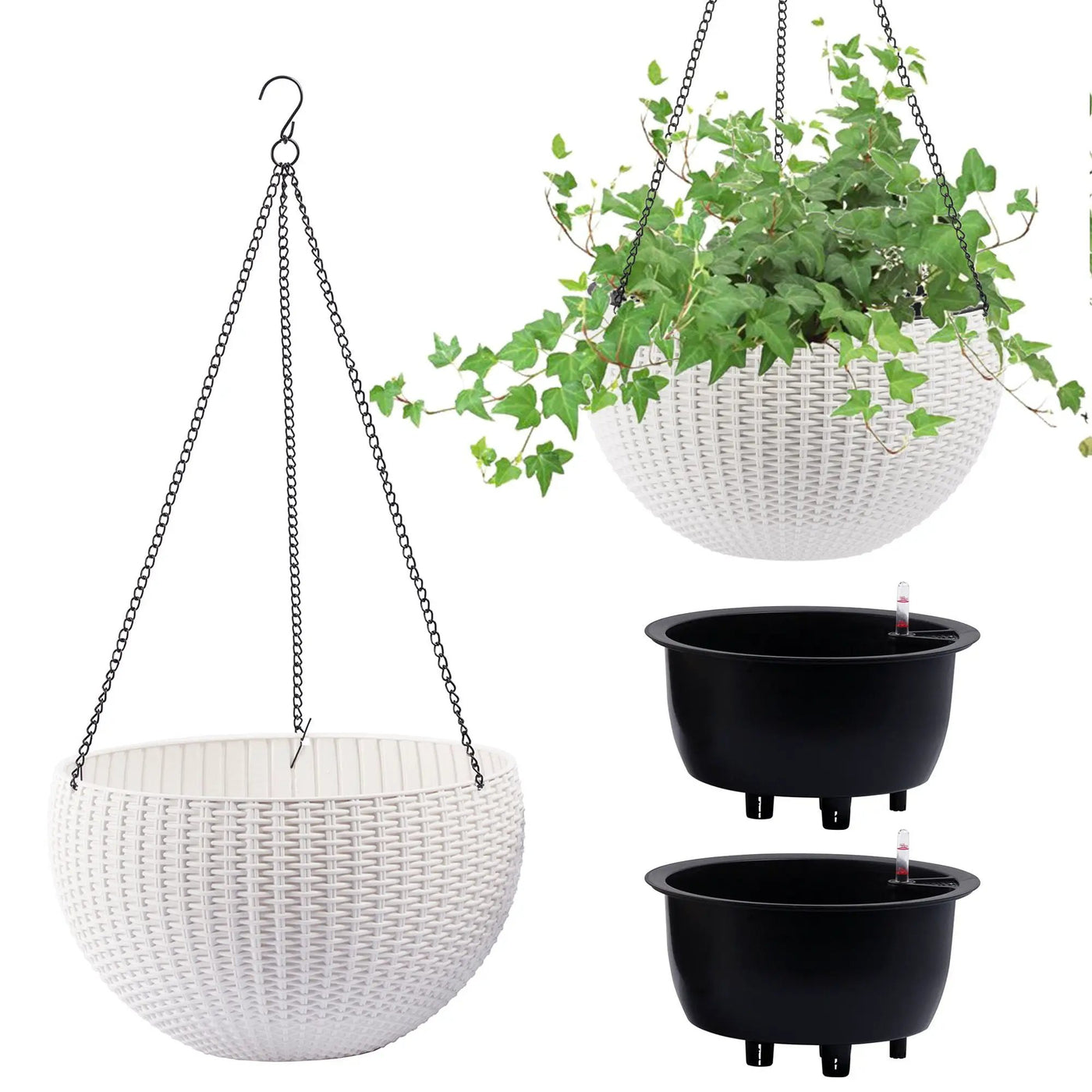 Self Watering Hanging Planter by HouseOfZazla