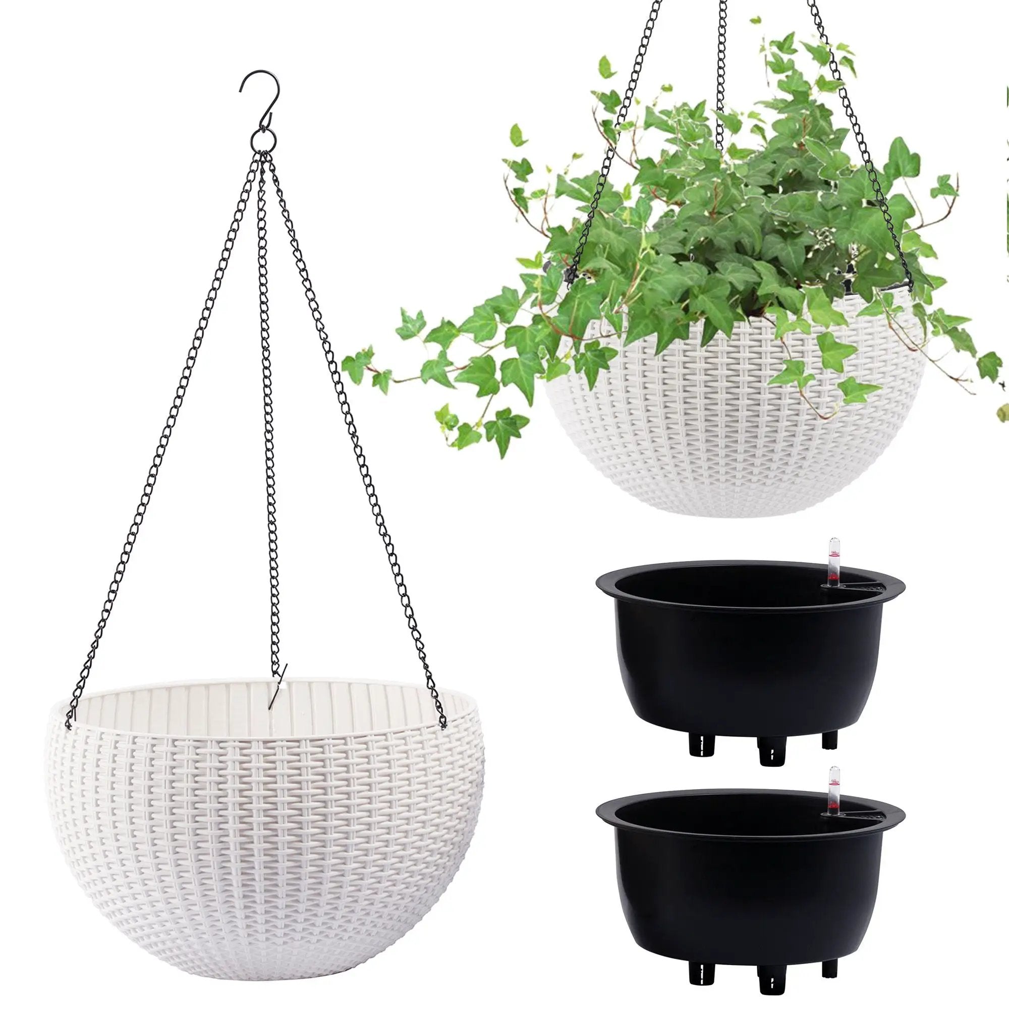 Self Watering Hanging Planter by HouseOfZazla