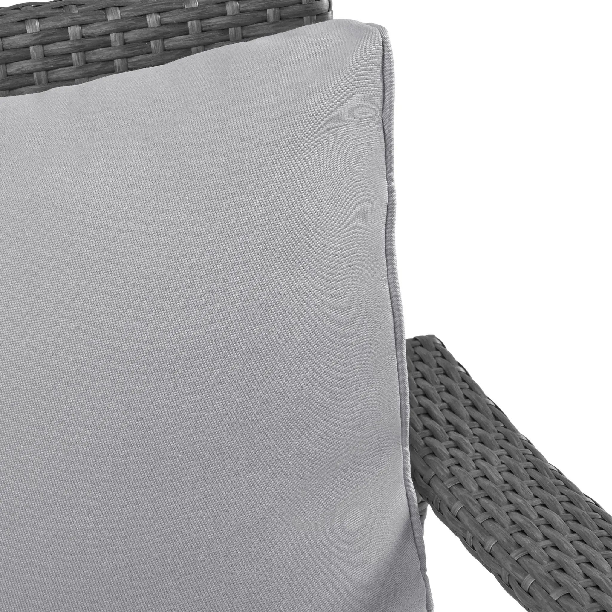 Honolulu Loveseat - Gray / Silver by HouseOfZazla