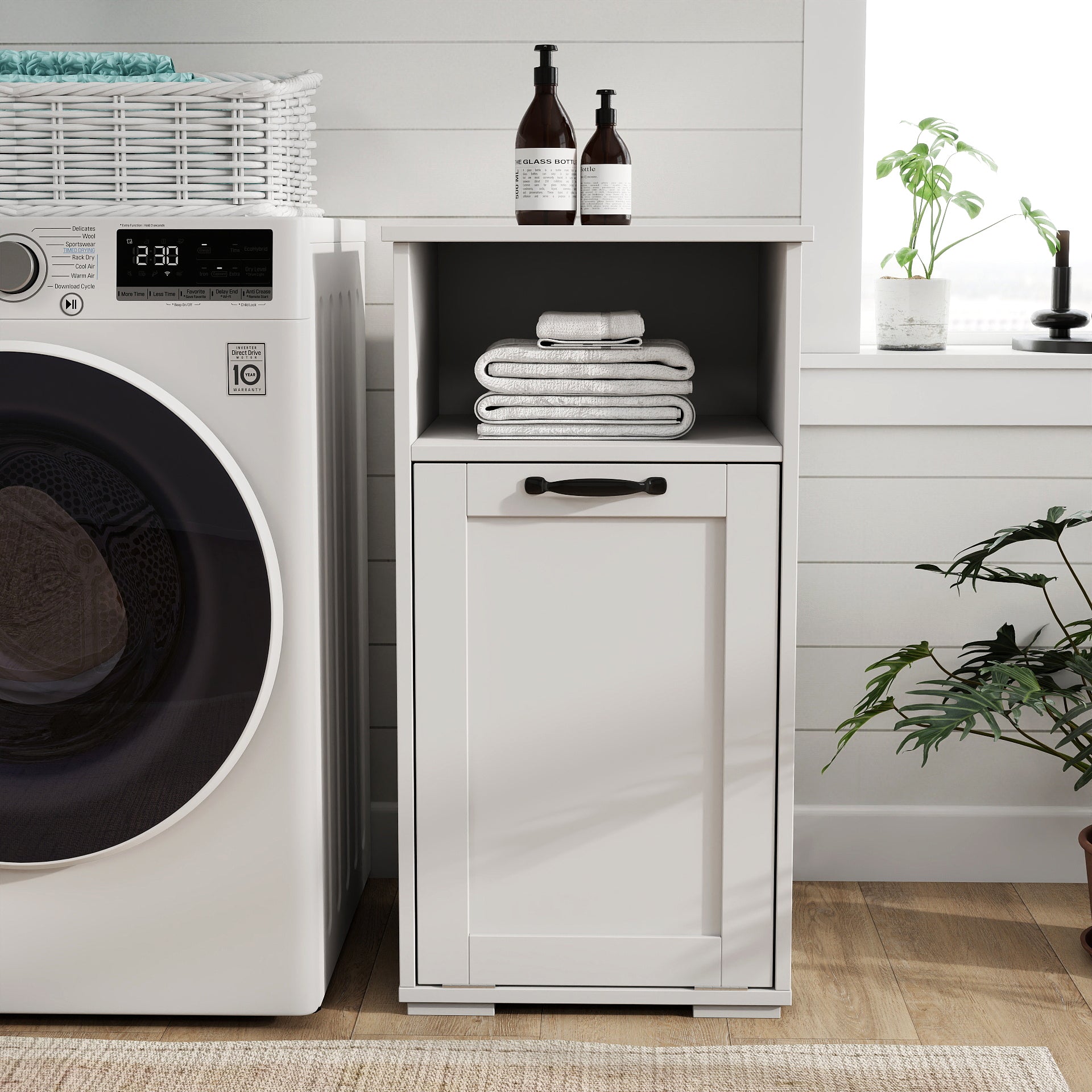 Laundry Cabinet with 1 Removable Liner Bag by HouseOfZazla
