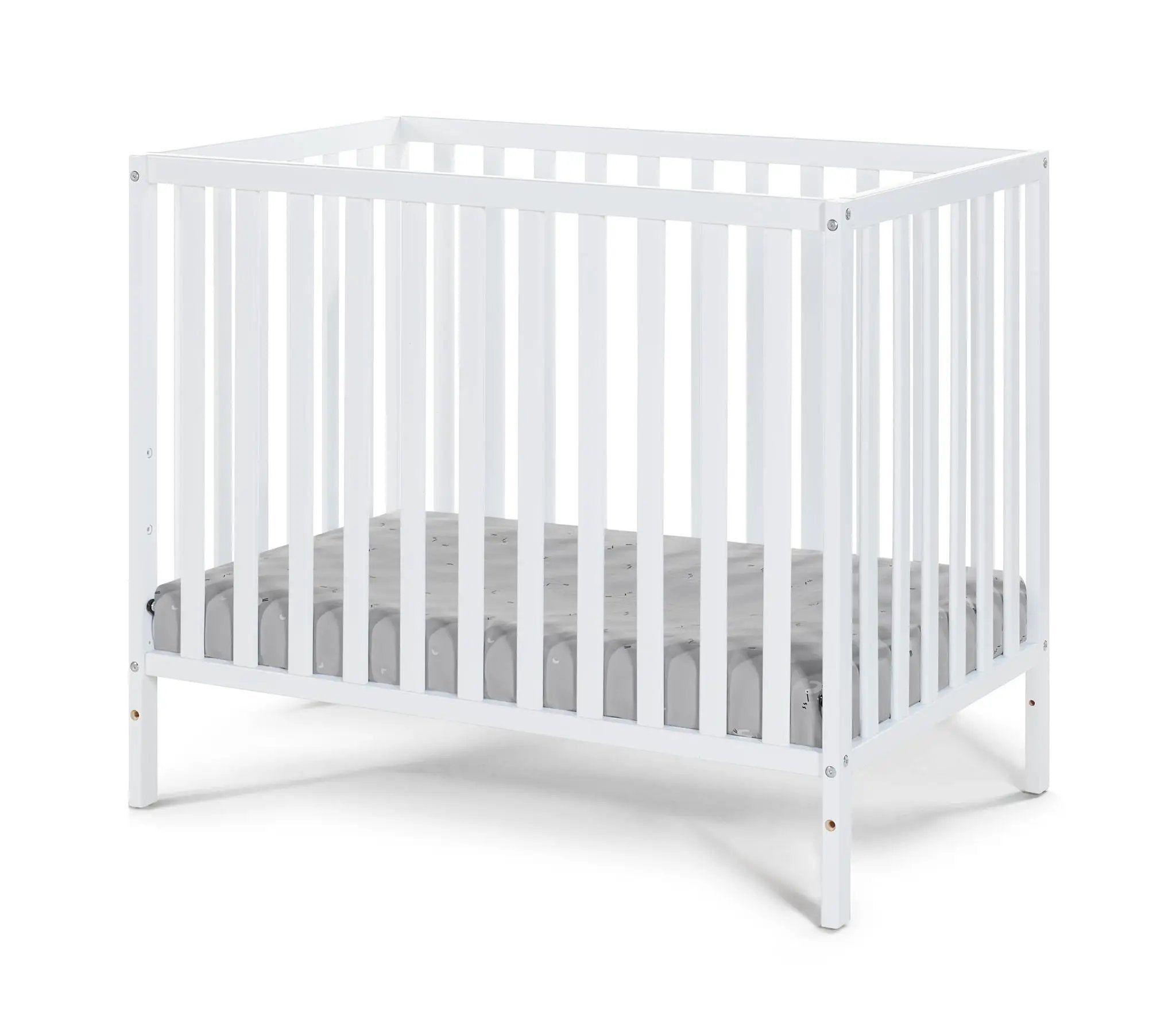 Palmer - 3-in-1 Convertible Mini Crib Baby With Mattress Pad by HouseOfZazla