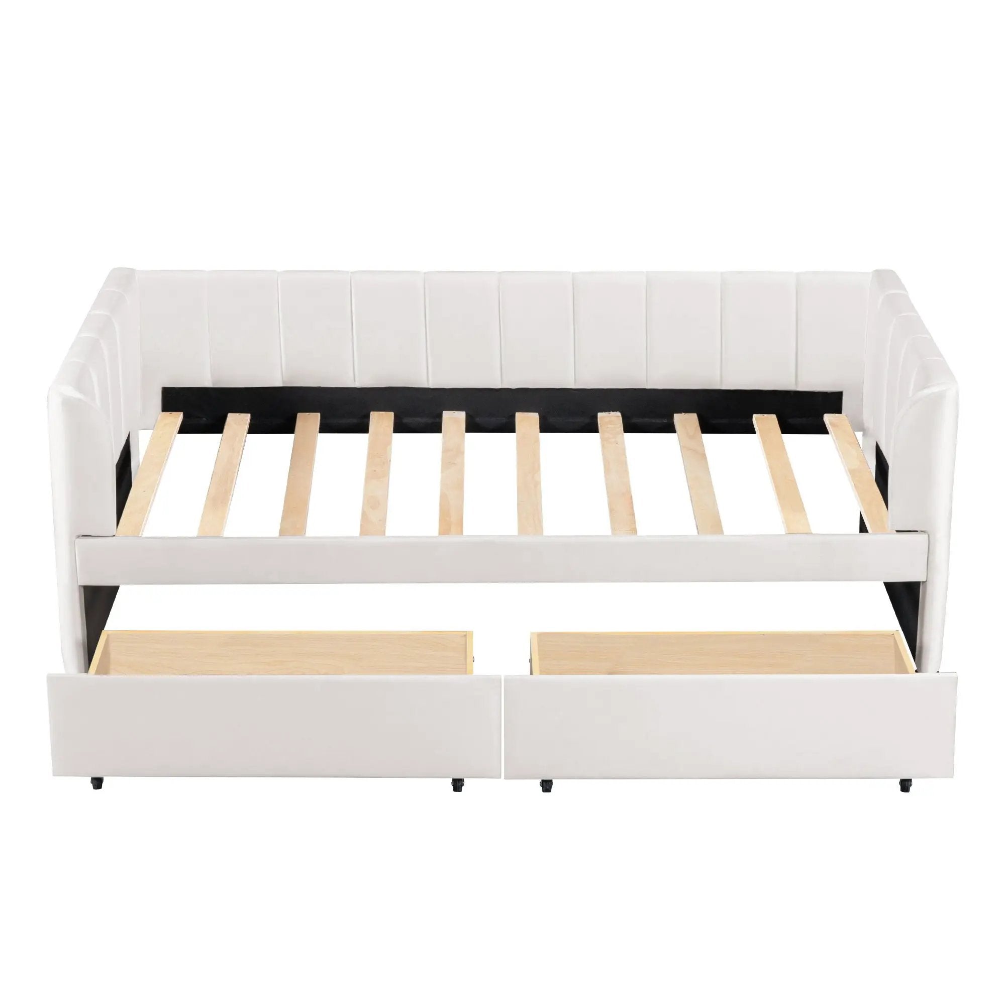 Upholstered Daybed With Ergonomic Design Backrest by Unique Piece Furniture