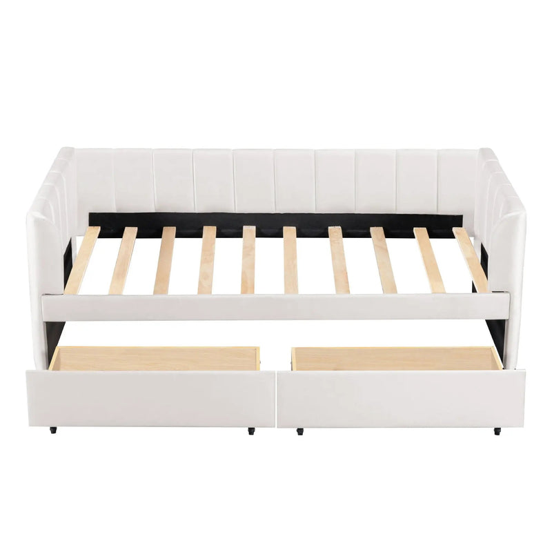 Upholstered Daybed With Ergonomic Design Backrest by Unique Piece Furniture