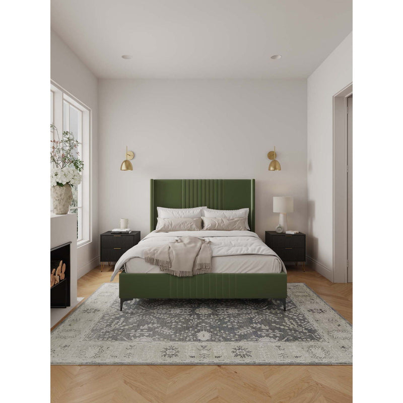 Promenade - Bed With Upholstered Headboard And Slats by HouseOfZazla
