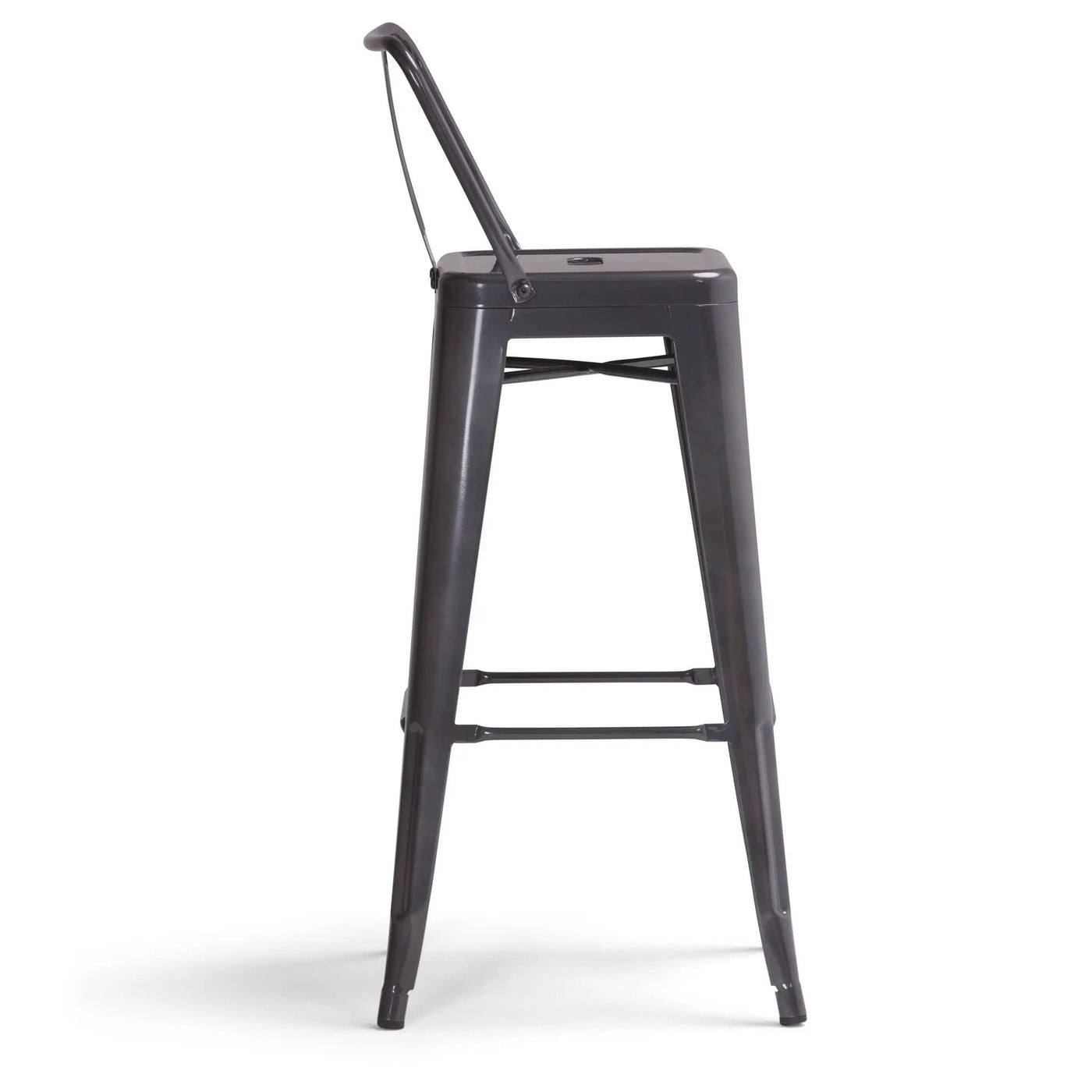 Rayne - Curved Back Metal Stool (Set of 2) by Unique Piece Furniture
