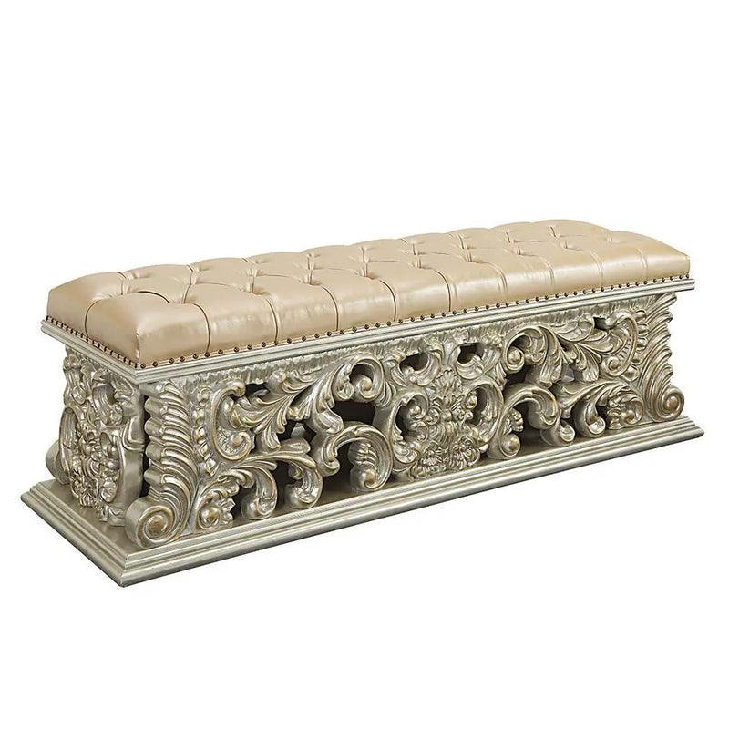 Sorina - Bench - Antique Gold by Unique Piece Furniture