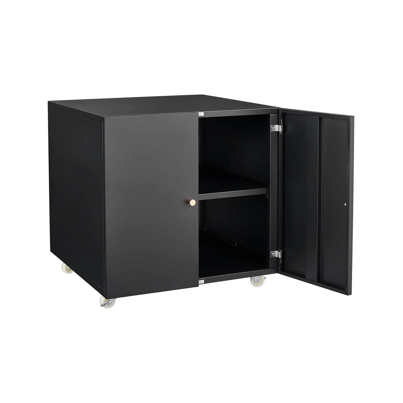 Office Furniture Copier Cabinet 2 Door Steel Copier Stand Mobile Pedestal File Printer Stand by Unique Piece Furniture