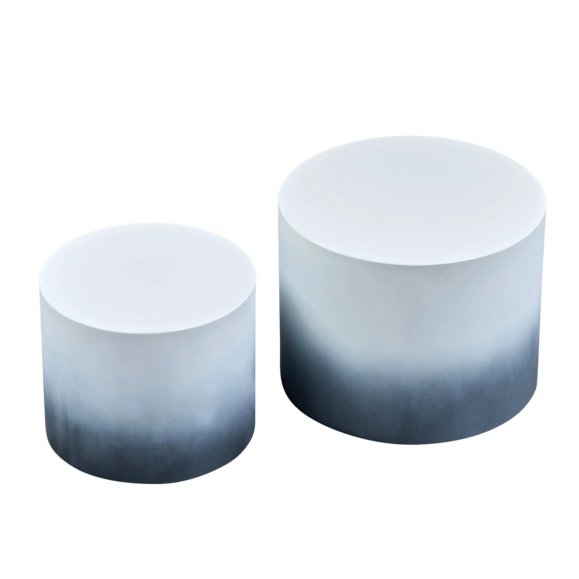 MDF with Ash/Oak/Walnut Veneer Nesting Table Set of 2 by HouseOfZazla