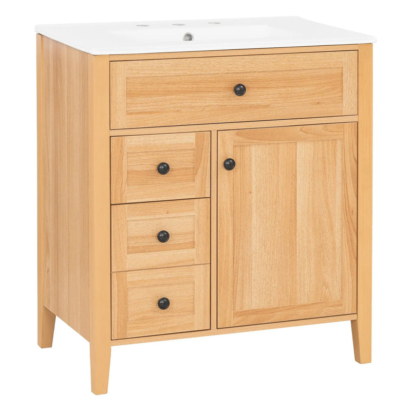 Bathroom Vanity With Sink, Soft Closing Cabinet by HouseOfZazla