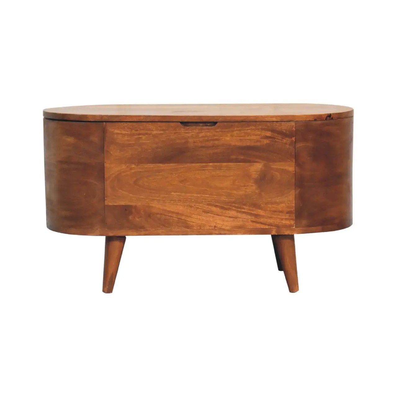 Rounded Lid Up Blanket Box by Unique Piece Furniture