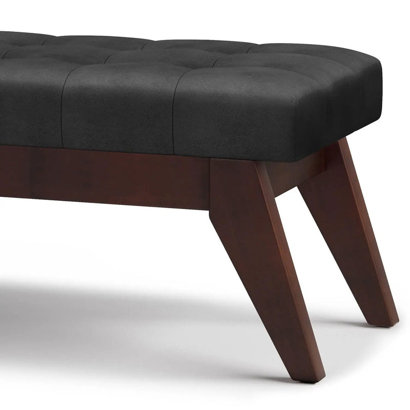 Draper - Upholstered Mid Century Tufted Ottoman Bench by Unique Piece Furniture