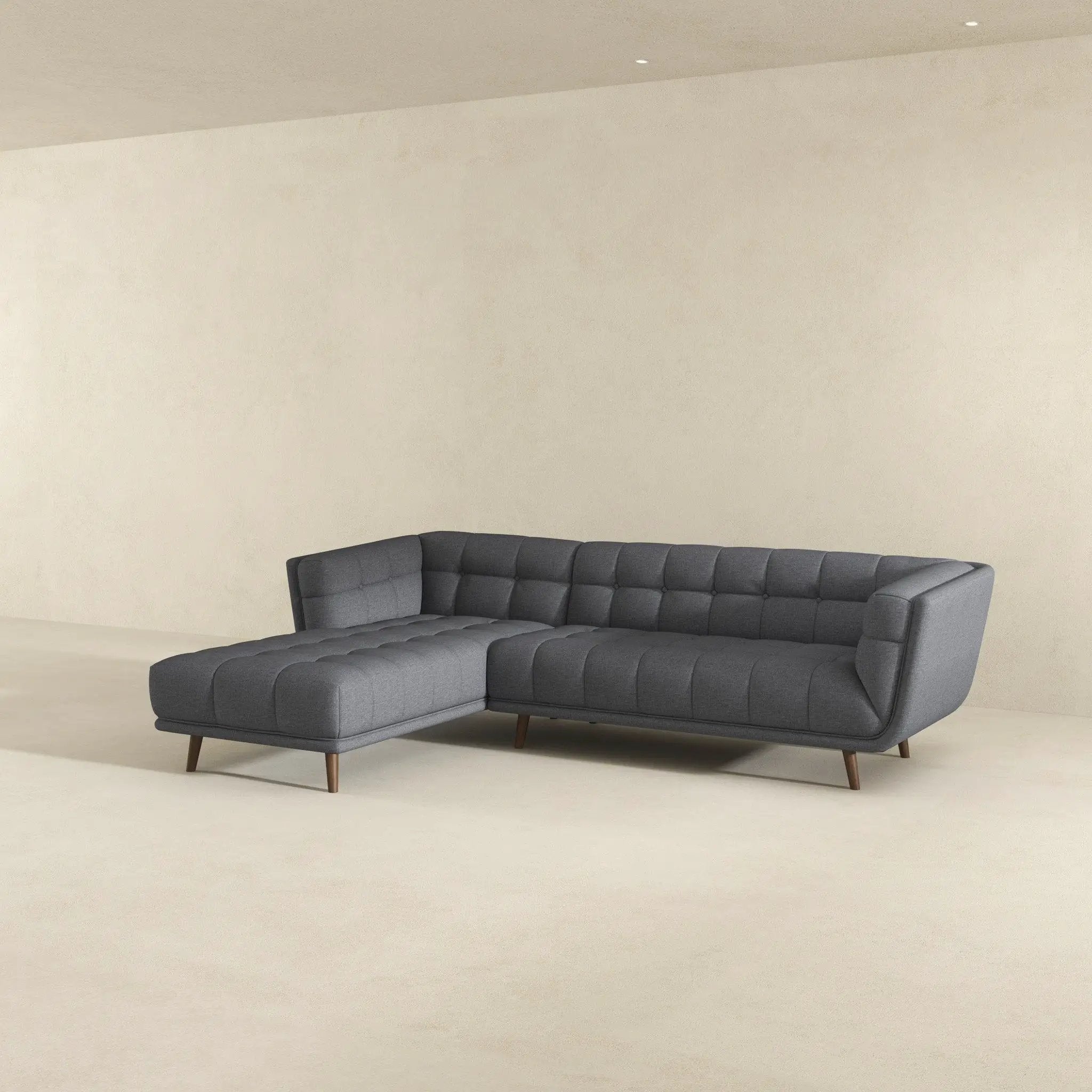 Addison - L Shape Sectional Sofa Tufted by Unique Piece Furniture